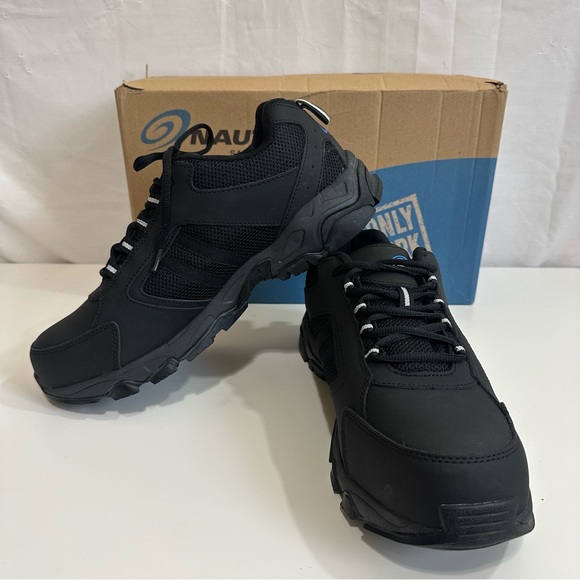 Nautilus Men’s N2102 Guard Sport Steel Toe Leather & Mesh Safety Shoe Black 11 - Picture 1 of 7